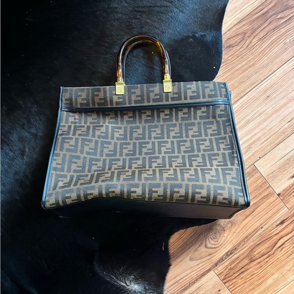 Brown tote bag - Picture 2 of 4